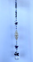 Load image into Gallery viewer, Fancy Pattern Suncatcher decorated with malachite gemstones CH440
