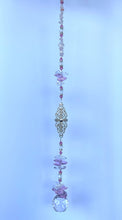 Load image into Gallery viewer, Fancy Pattern Suncatcher decorated with malachite gemstones CH440
