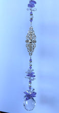 Load image into Gallery viewer, Fancy Pattern Suncatcher decorated with malachite gemstones CH440
