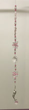 Load image into Gallery viewer, Mermaid crystal Suncatcher decorated with amethyst gemstones CH497
