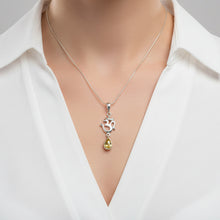 Load image into Gallery viewer, Citrine sterling silver pendant PN42
