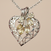 Load image into Gallery viewer, Citrine sterling silver pendant PN89
