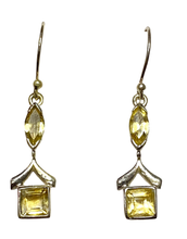 Load image into Gallery viewer, Citrine sterling silver earrings       ER100
