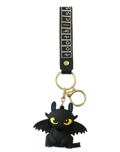 Load image into Gallery viewer, Toothless - How to Train a Dragon keyring. It will look great on your keys or bag. Buy any 2 keyrings for $20 (CK155)
