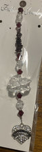 Load image into Gallery viewer, Daughter Suncatcher decorated with amethyst gemstones CH337
