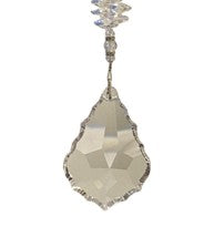 Load image into Gallery viewer, Deluxe Starburst Crystal Suncatcher decorated with moonstone gemstones CH346
