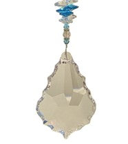 Load image into Gallery viewer, Deluxe Starburst Crystal Suncatcher decorated with turquoise gemstones CH344
