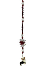 Load image into Gallery viewer, Corgi Crystal Suncatcher decorated with garnet CH32
