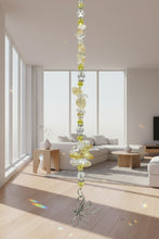 Load image into Gallery viewer, Dragonfly Crystal Suncatcher decorated with amethyst gemstones CH57
