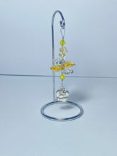 Load image into Gallery viewer, No. 1 Teacher crystal &amp; gemstone suncatcher on a standing SH164
