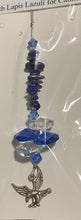 Load image into Gallery viewer, Eagle Suncatcher decorated with garnet gemstones CH291
