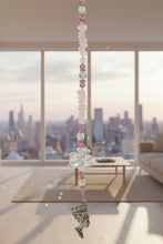 Load image into Gallery viewer, Egyptian Crystal Suncatcher decorated with amethyst gemstones CH126
