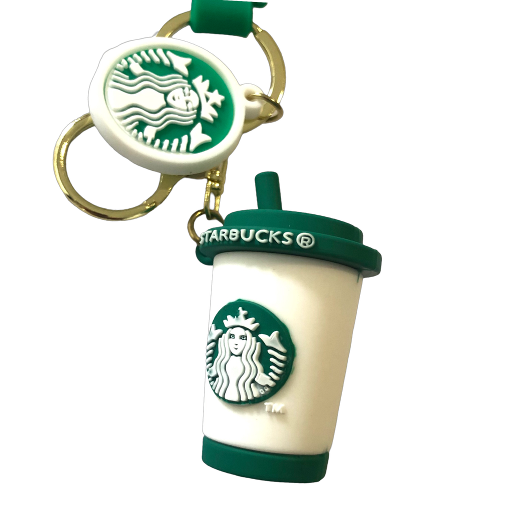 Starbucks  - Green keyring. Buy any 2 keyrings for $20 (CK162)