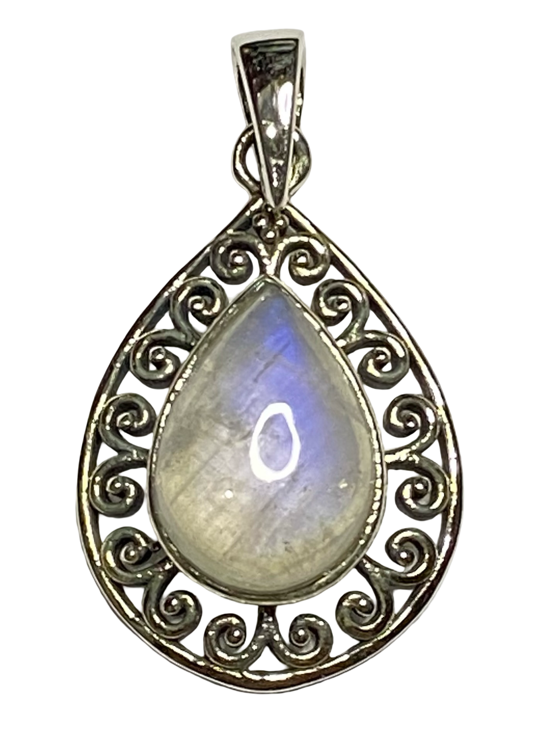 Moonstone sterling silver pendant PN22