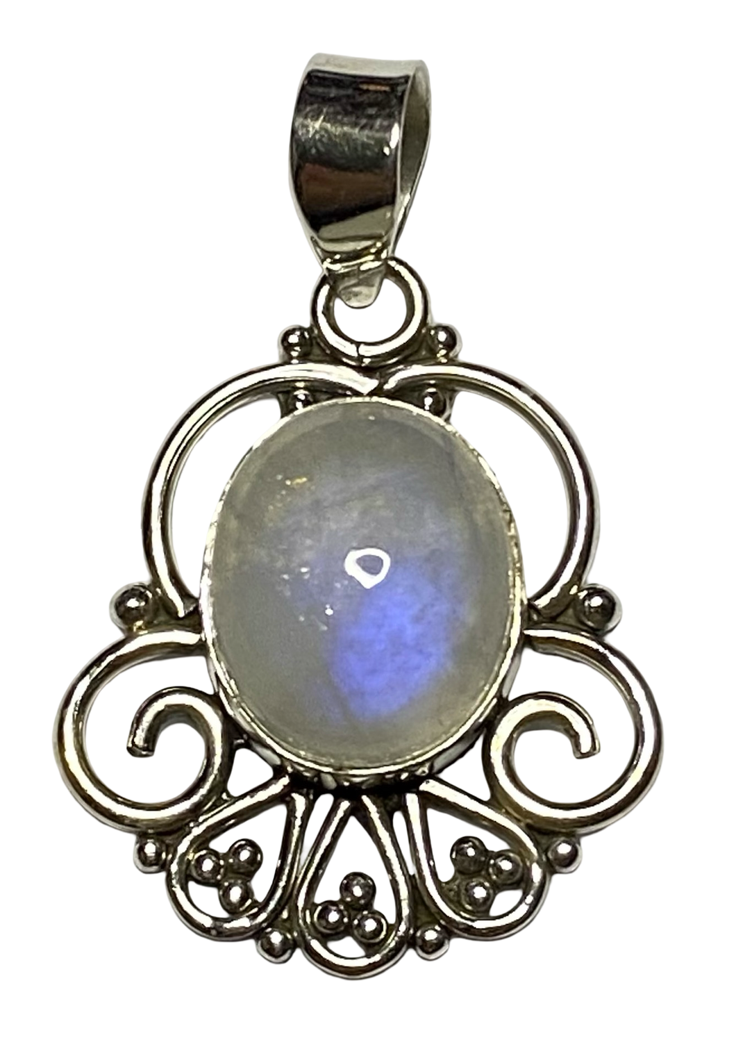 Moonstone sterling silver pendant PN24