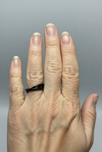 Load image into Gallery viewer, Fidget ring - Trio - Black ring. Sizes 5, 6, 7, 8, 9, 10, 11, 12, 13. FR137
