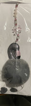 Load image into Gallery viewer, Flamingo Fluffy decorated with crystals and rose quartz  CH232
