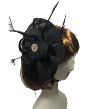 Load image into Gallery viewer, Stunning Black Fascinator    (FS116)
