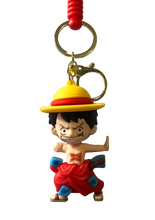 Load image into Gallery viewer, Monkey D. Luffy standing - One Piece keyring.   Buy any 2 keyrings for $20   (CK138)
