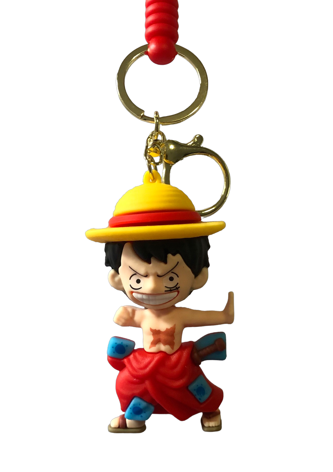 Monkey D. Luffy standing - One Piece keyring.   Buy any 2 keyrings for $20   (CK138)