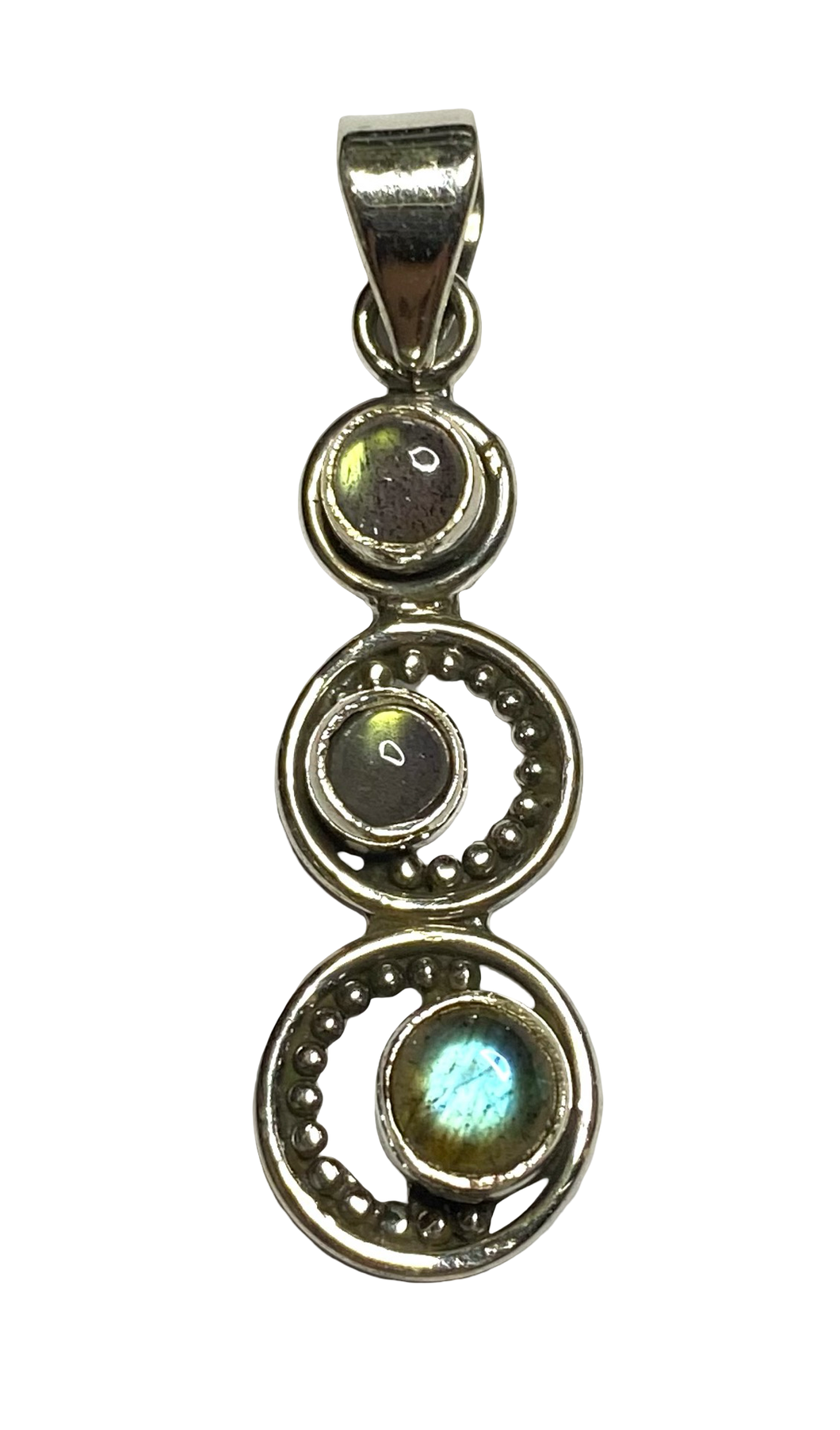 Labradorite sterling silver pendant PN31
