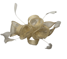 Load image into Gallery viewer, Stunning Cream Fascinator      (FS132)
