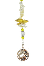 Load image into Gallery viewer, Horse Crystal Suncatcher decorated with Citrine CH3
