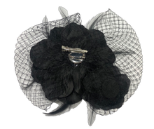 Load image into Gallery viewer, Stunning Black Fascinator        (FS127)
