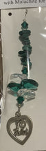 Load image into Gallery viewer, I Love Ballet Suncatcher decorated with lapis lazuli gemstones CH257
