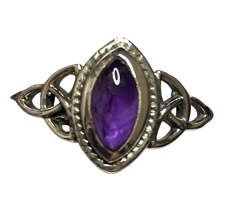Amethyst Sterling Silver ring size  3, 4, 5, 6, 7, 9, 10, 11, 12, 13    BR052