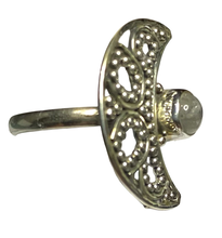 Load image into Gallery viewer, Labradorite Sterling Silver ring size   6, 7, 8, 9, 10, 11, 12, 13  BR067
