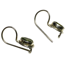 Load image into Gallery viewer, Peridot sterling silver earrings ER149
