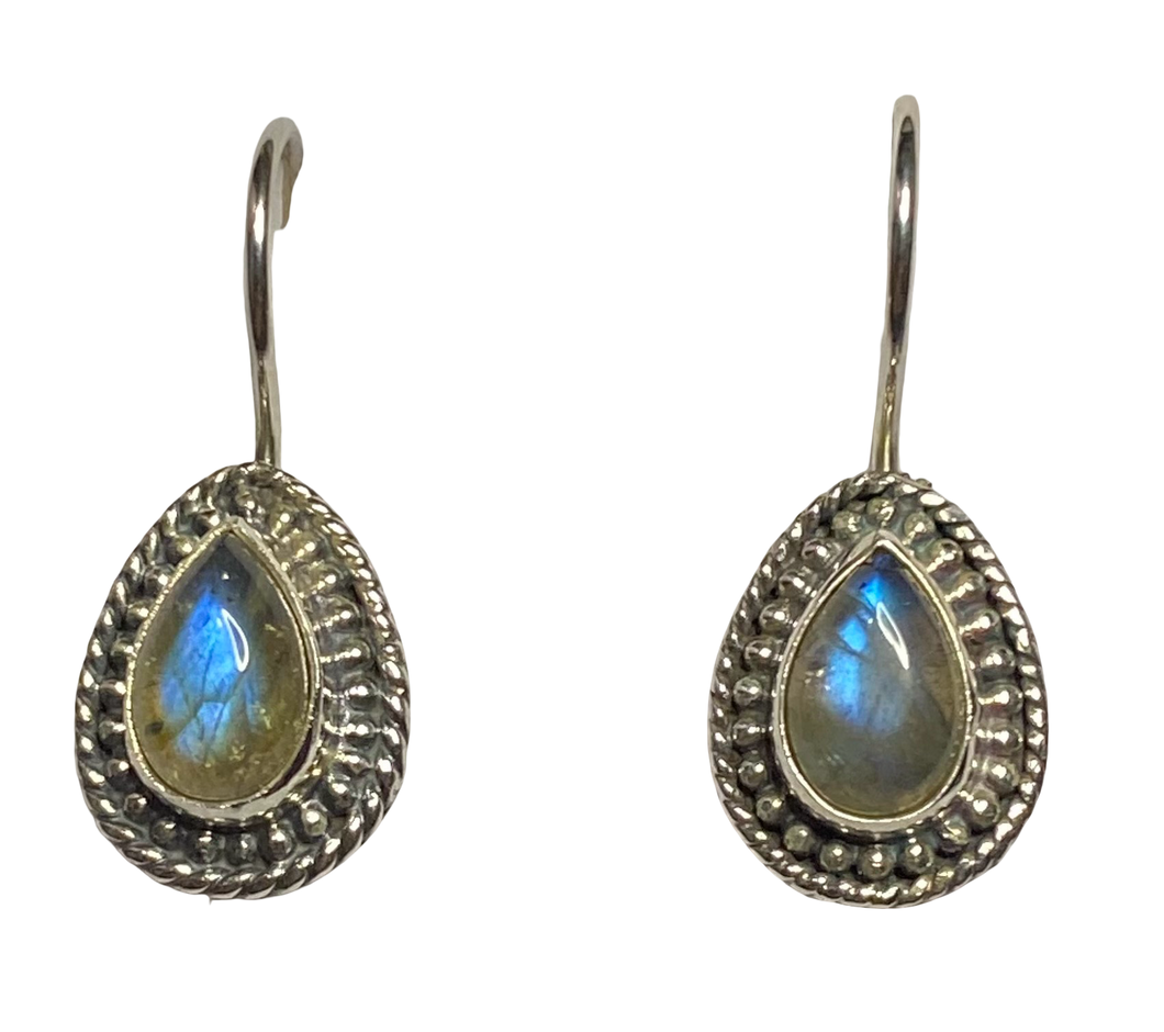 Labradorite sterling silver earrings ER150