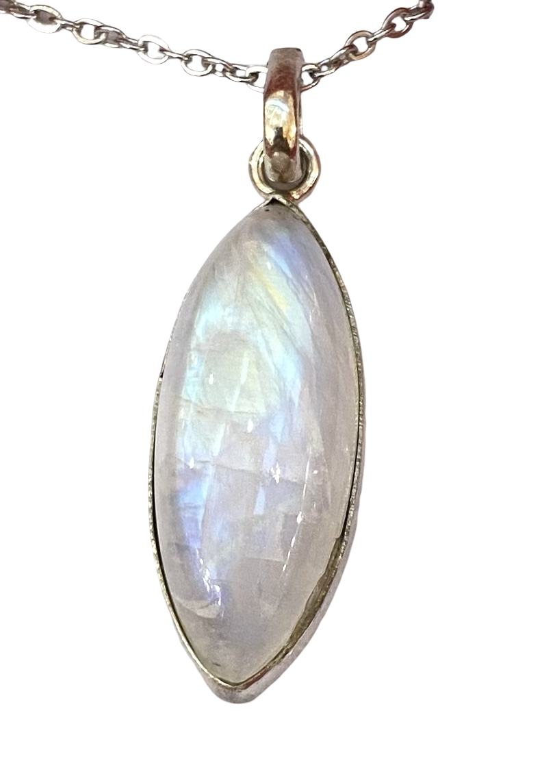 Moonstone sterling silver pendant PN34