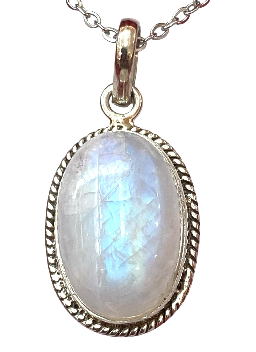 Moonstone sterling silver pendant PN75