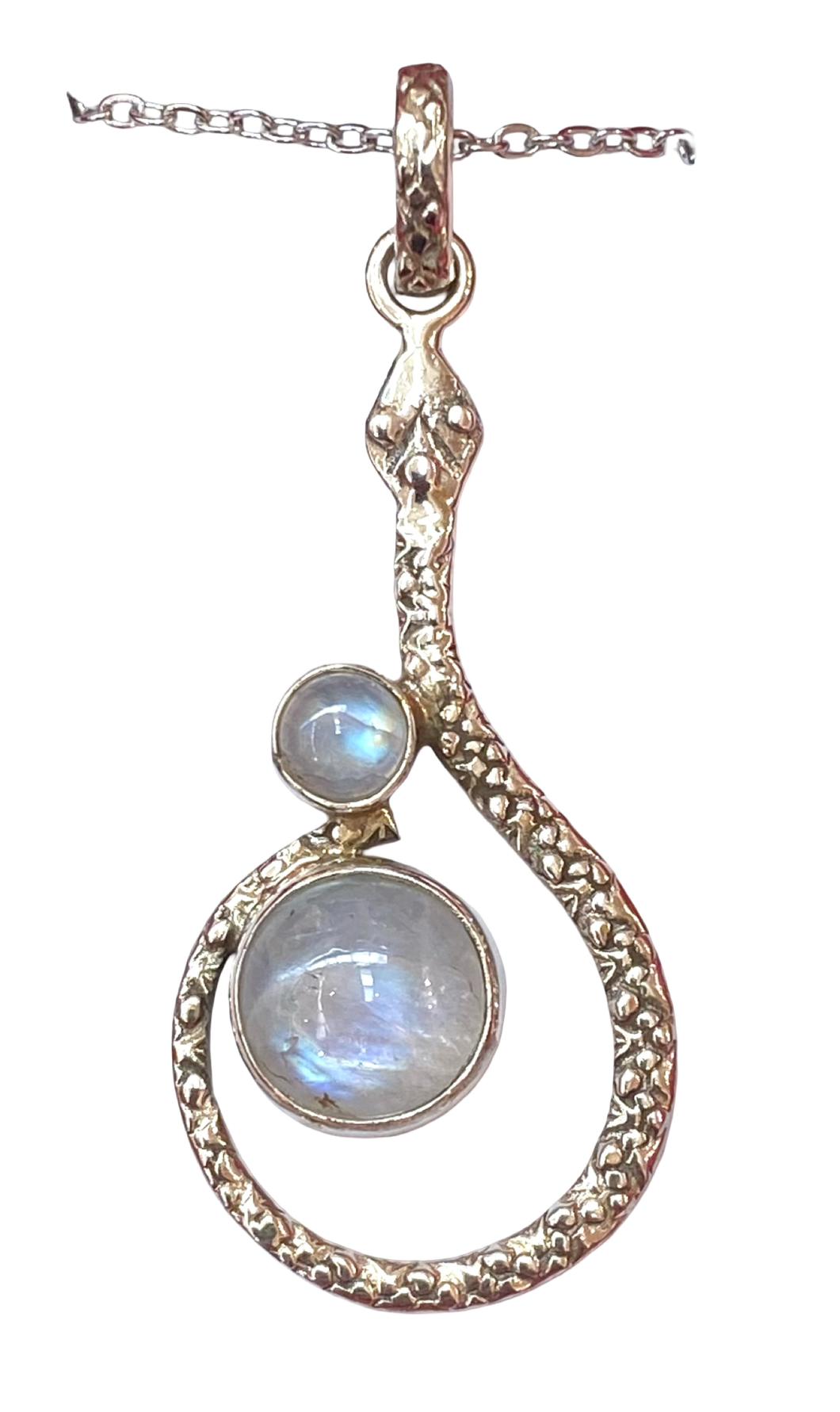 Moonstone sterling silver pendant PN80