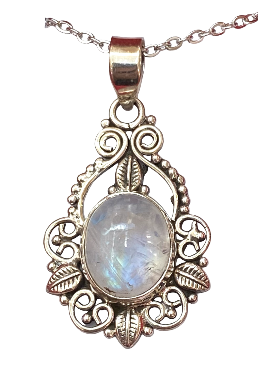 Moonstone sterling silver pendant PN71