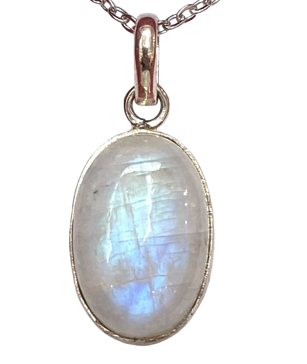 Moonstone sterling silver pendant PN93