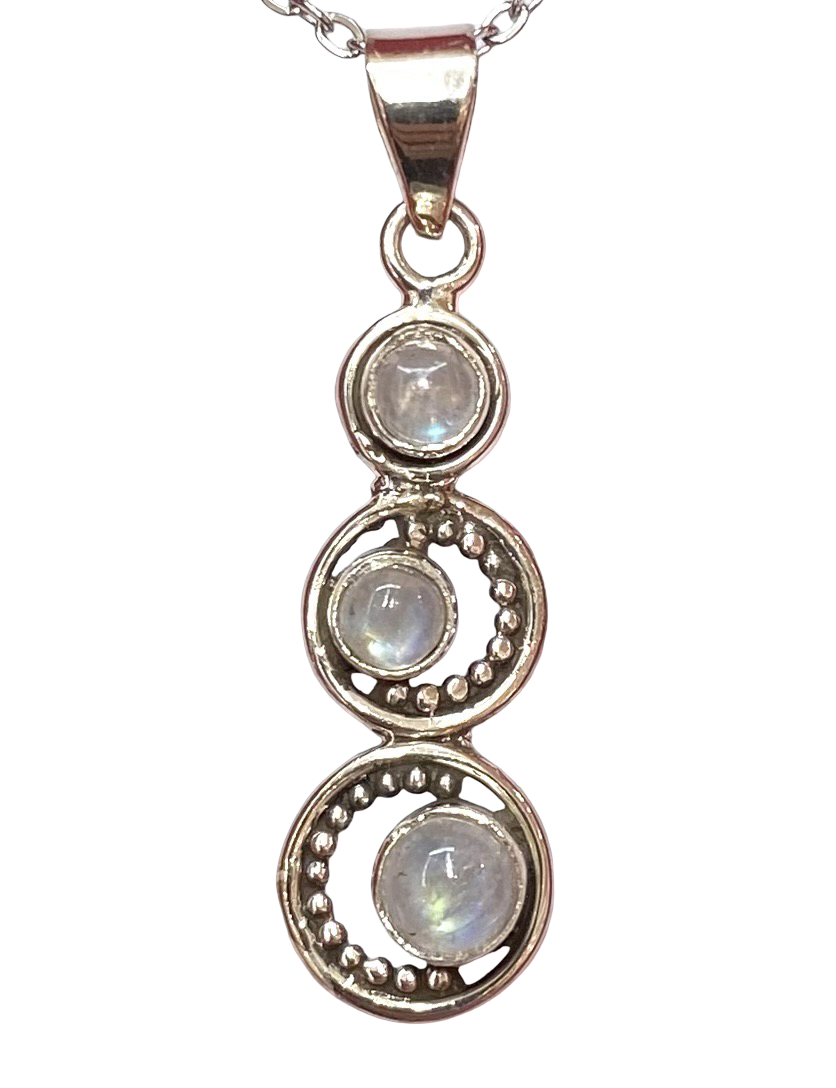 Moonstone sterling silver pendant PN92