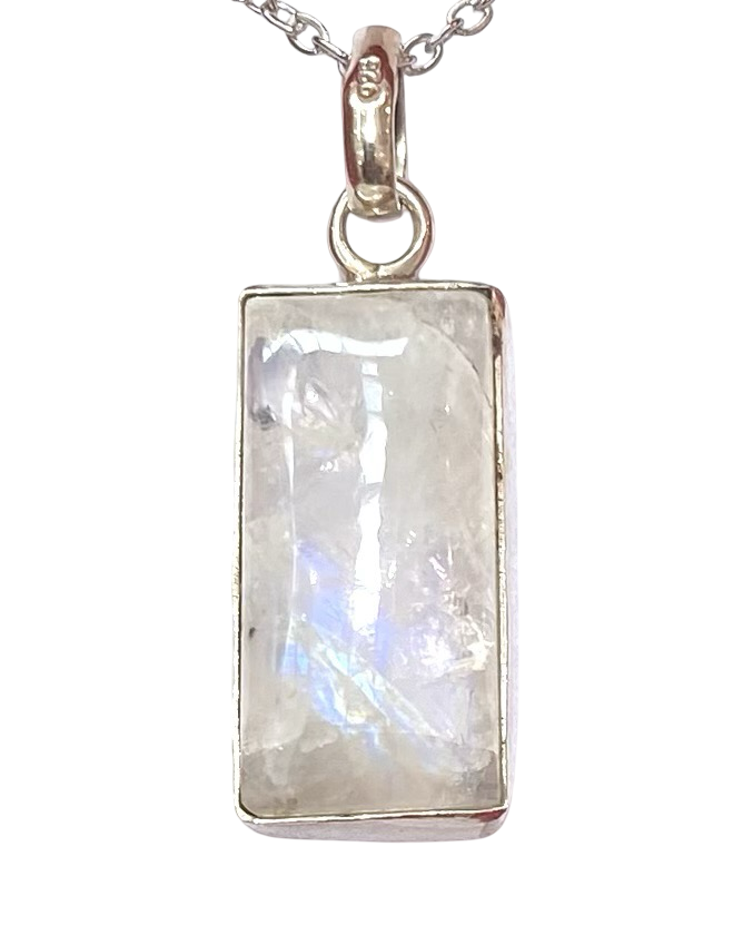Moonstone sterling silver pendant PN91