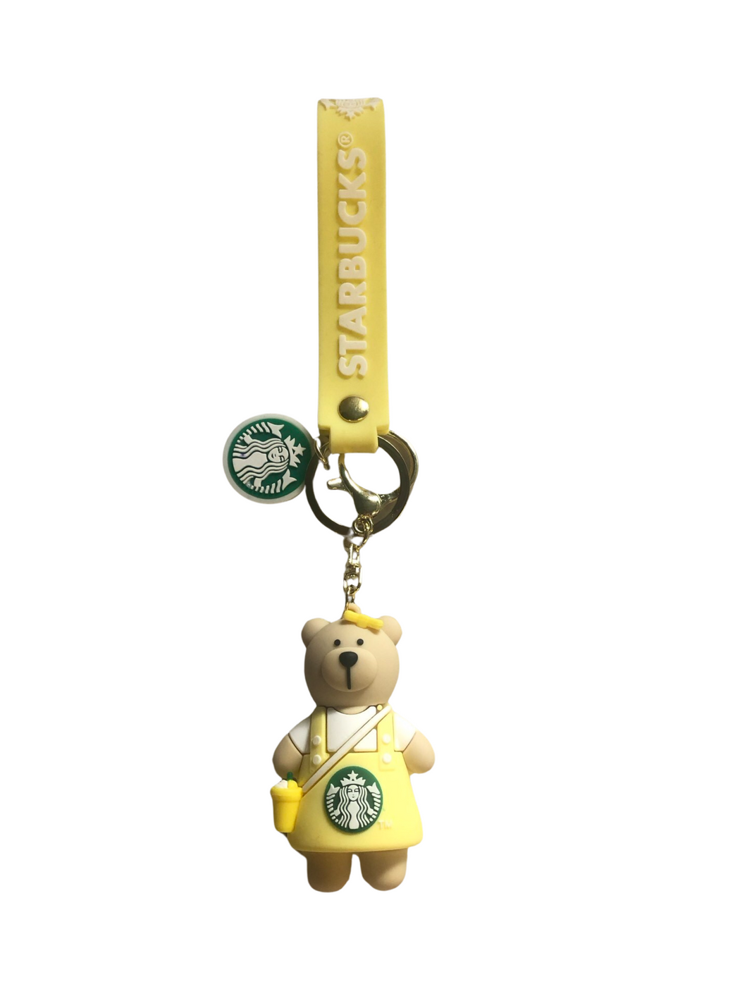 Starbucks Bear Yellow keyring.  Buy any 2 keyrings for $20