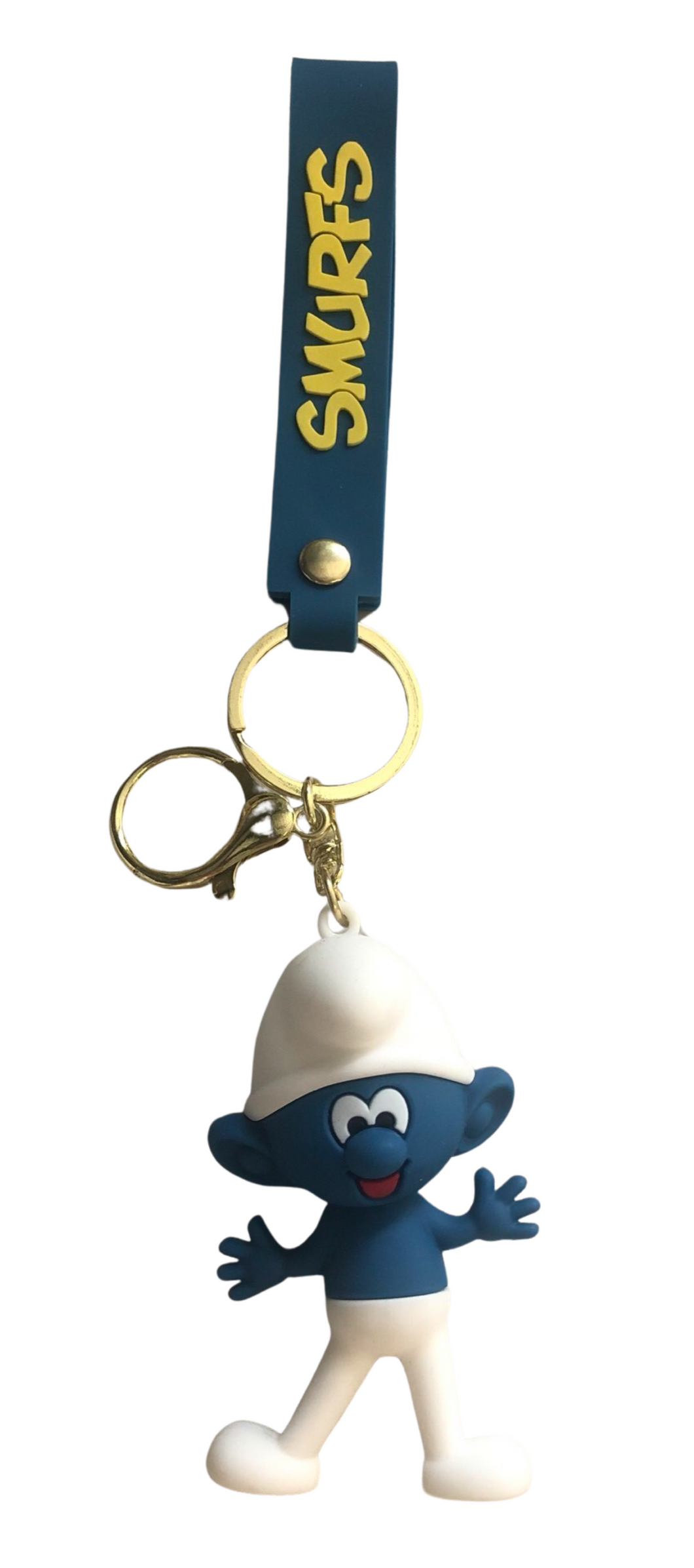 Smurf character Keyring.  Buy any 2 keyrings for $20