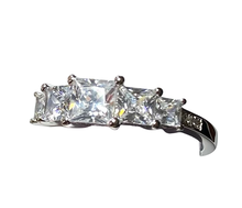 Load image into Gallery viewer, Sterling Silver -Elegant Cubic zirconia ring. Sizes 6, 7, 8, 9, 10, 11. SS266

