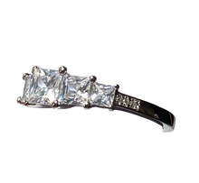Load image into Gallery viewer, Sterling Silver -Elegant Cubic zirconia ring. Sizes 6, 7, 8, 9, 10, 11. SS266

