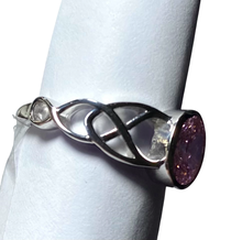 Load image into Gallery viewer, Sterling Silver -Pink Cubic zirconia ring. Sizes 4.  SS271
