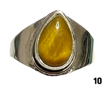 Load image into Gallery viewer, Tigers Eye Sterling Silver ring size   6, 7, 8, 9, 10, 11, 12, 13    BR056
