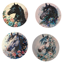 Load image into Gallery viewer, Horse Wooden Coasters (4-Pack)  CS12
