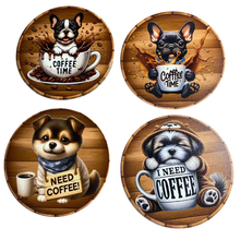 Load image into Gallery viewer, Dog Wooden Coasters (4-Pack)  CS58
