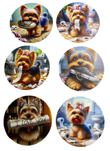Load image into Gallery viewer, Yorkshire Terrier Wooden Coasters (6-Pack)  CS60
