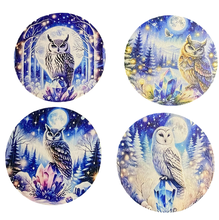 Load image into Gallery viewer, Owl Wooden Coasters (4-Pack)  CS85
